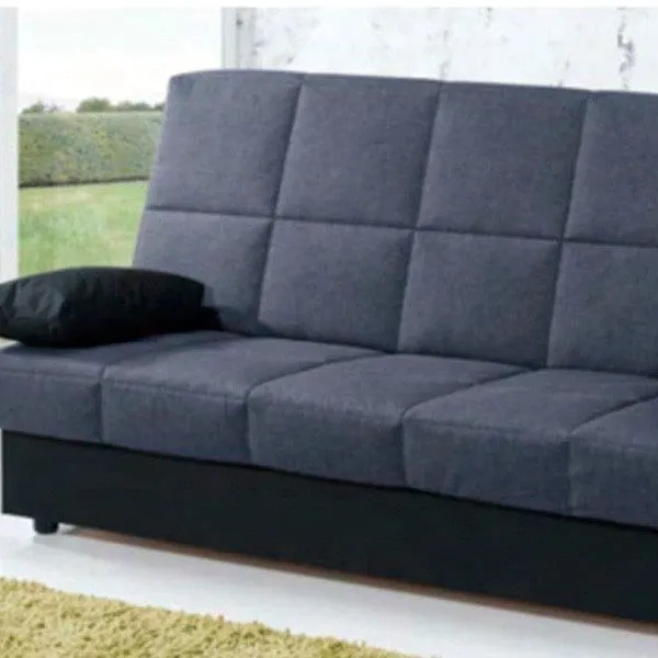 Sillón Colgante Sofá cama clic clac con arcón loneta gris