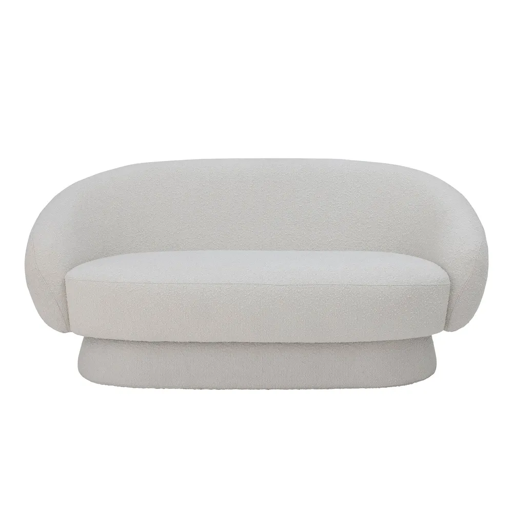 Sillón de Jardín Bloomingville Sofá Ted, Wit, Poliéster
