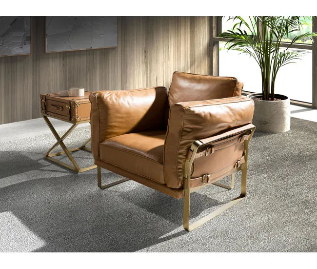 Sillón piel 5169 con Estructura de Aluminio