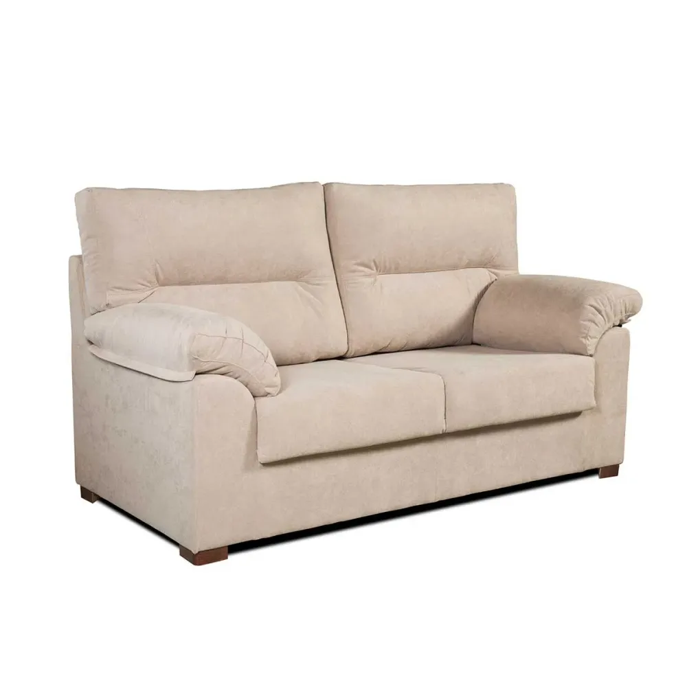 Sofá Ámbar 3 plazas tela antimanchas 105x185x90 cm | Resistente al Sol y la Lluvia