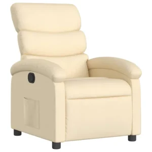vidaXL Sillón reclinable de tela gris turbio | Apilable | Ligera