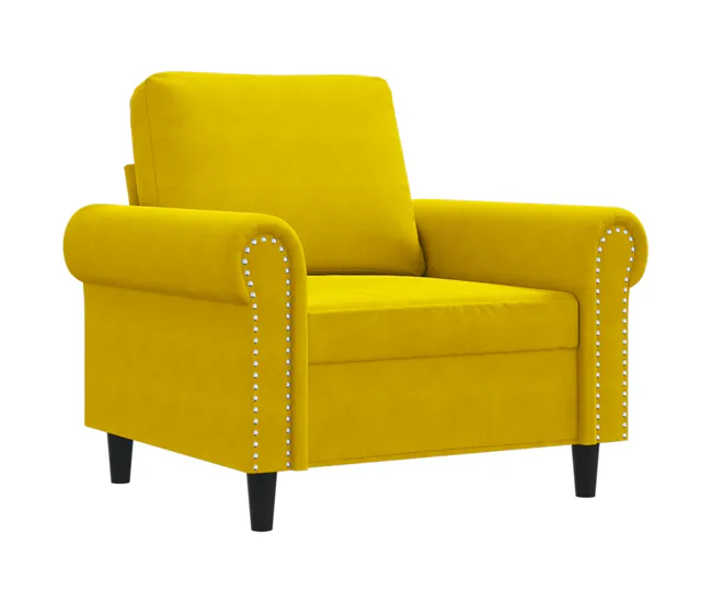 vidaXL Sillón de terciopelo verde sombrío 60 cm