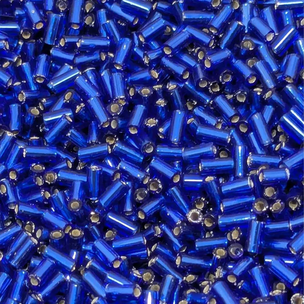Bugle Miyuki 3mm Plata Lined Dark Sapphire – 5 gr. col. 20