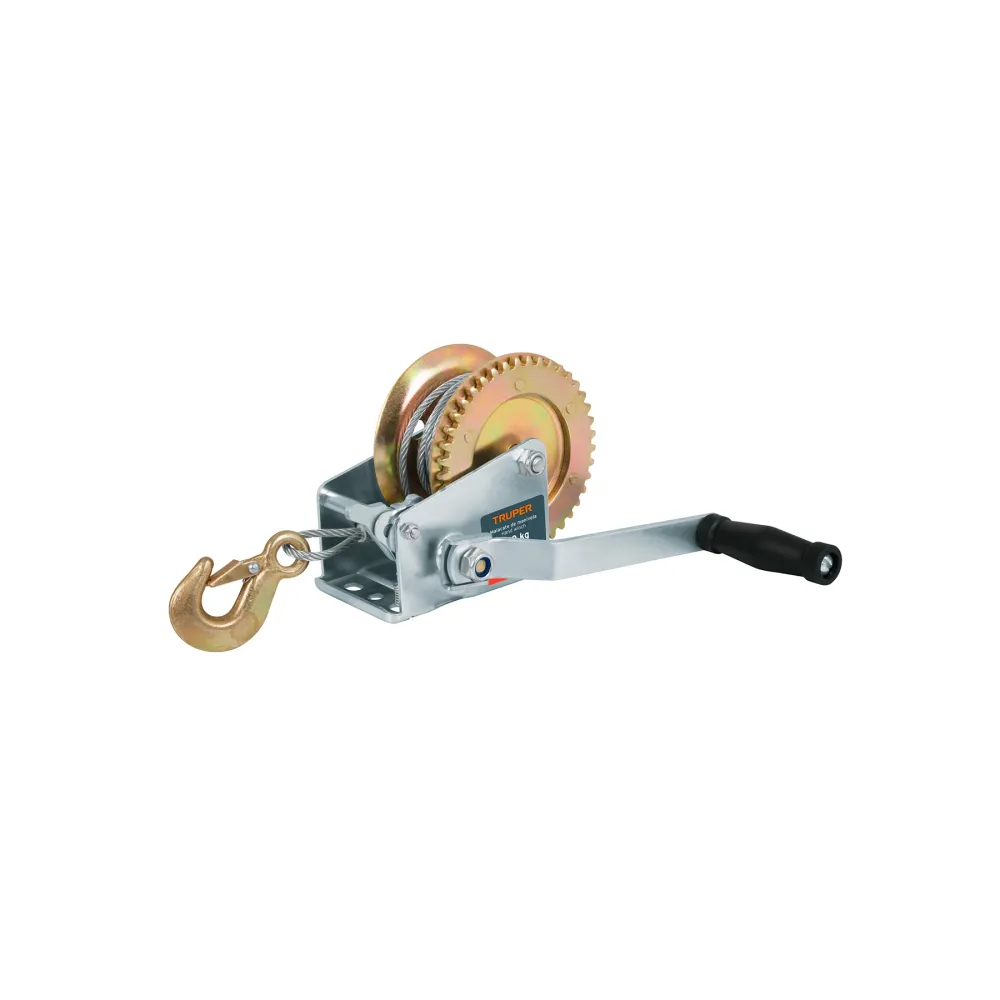 Malacate De Manivela 650 kg Con Cable, Truper 14720