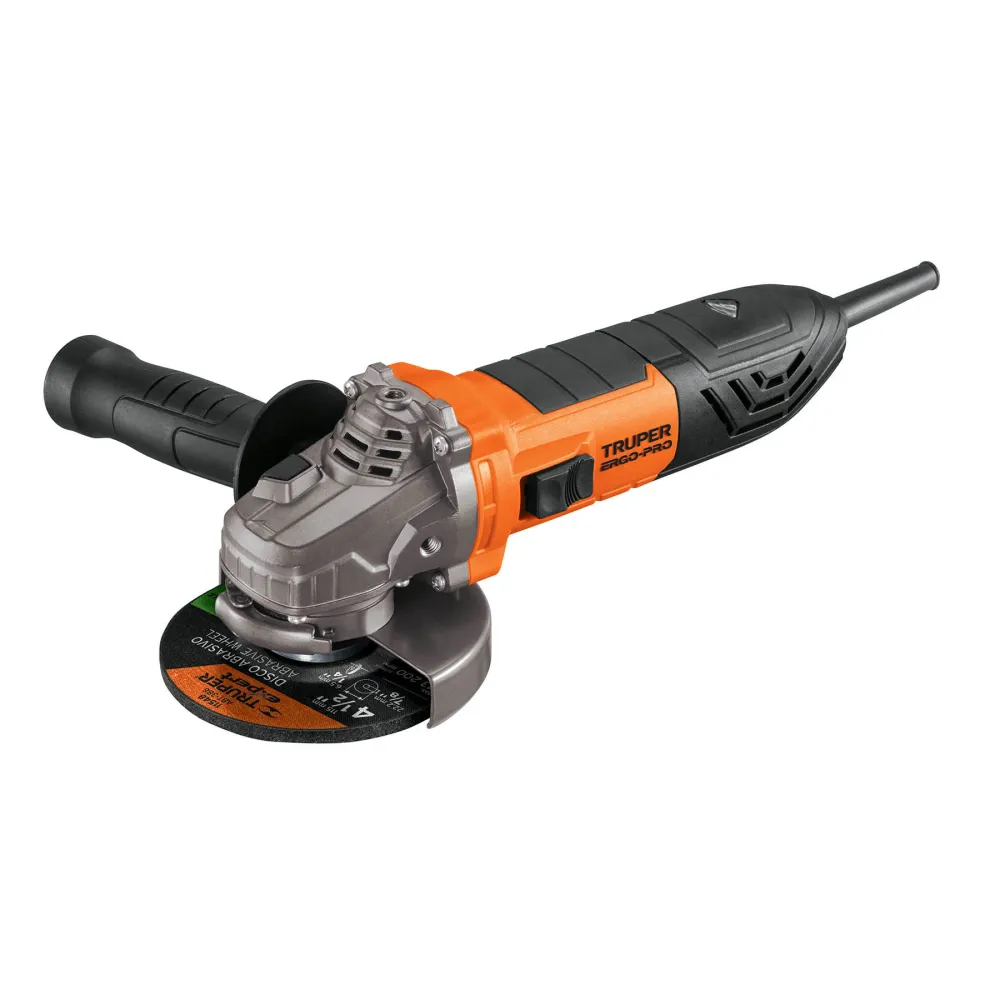 ESMERILADORA ANGULAR 4-1/2' 1100 W, ERGO PRO, TRUPER