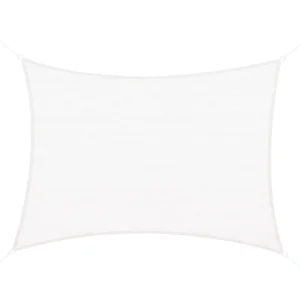 Sombrilla de Centro Toldo vela rectangular crema 300x400 cm